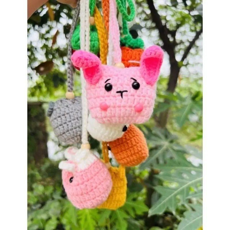 Túi Đựng Tỏi Đính Hạt Dâu Cho Bé Tránh Vía 3