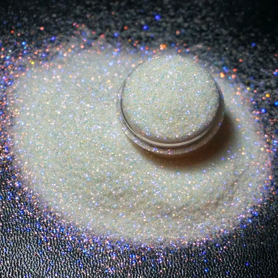 1/128 glitter white henna halus