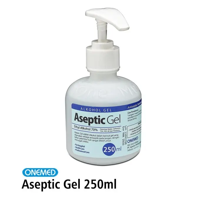 Aseptic Gel Hand Sanitizer 250ml Onemed