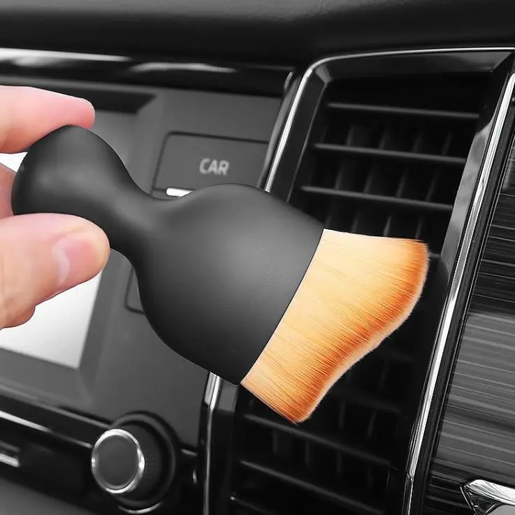 BISA COD 6465 Alat Pembersih Celah Mobil / Dust Removal Brush Plain Motif Car