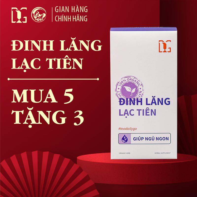 COMBO Mua 5 Tặng 3 Trà Đinh Lăng Lạc Tiên (TL03) - Hộp 30 Gói Túi Lọc