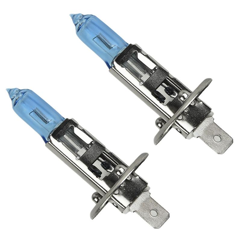 2pcs H1 12V 100W Car Headlights White 4300k Head Light Lamp Halogen Bulbs 7