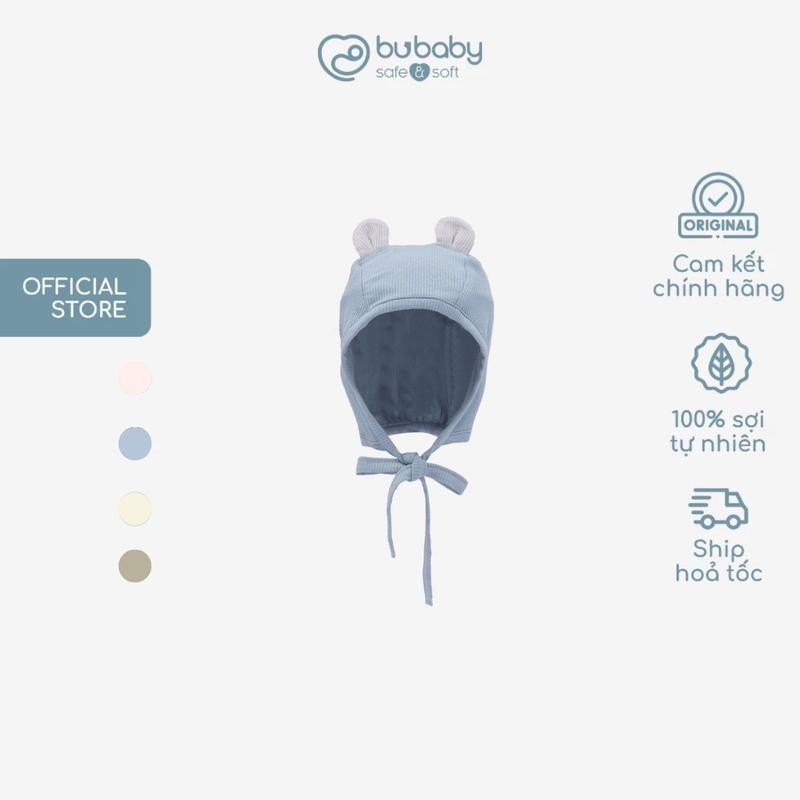  Mũ buộc dây tai gấu Bonnet BU ASR1964FF | Phụ kiện BU Baby chính hãng 