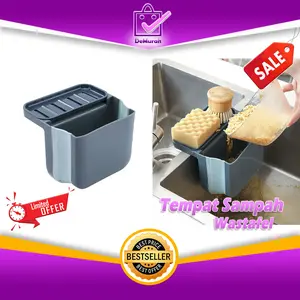 Tempat Sampah Wastafel Penyaring Sisa Makanan Tempat Cuci Piring 0931 Dapur Keranjang Peralatan Plastik