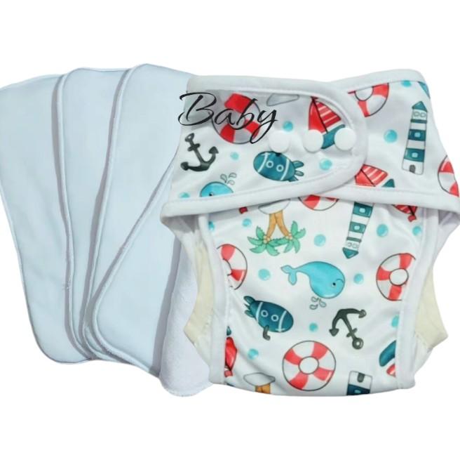 Bỉm Vải, Tã Vải Chống Hăm, Chống Tràn, Có Thể Giặt Được Và Tái Sử Dụng, Đủ Mẫu Cho Bé Trai Bé Gái 6-15kg Cotton tã lót bim chobe quần