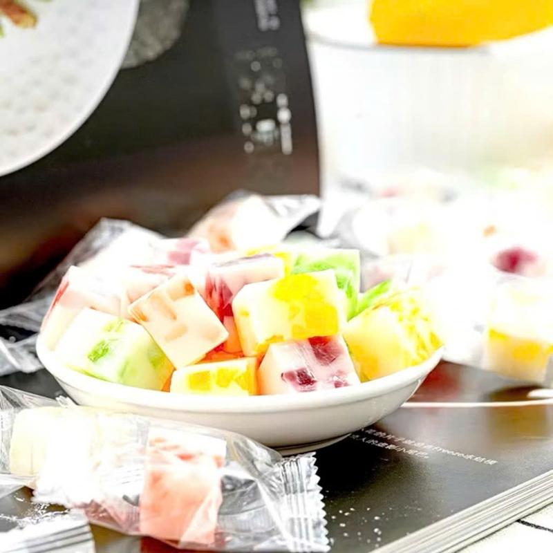 Kẹo Sữa Chua Thạch Trái Cây Sữa Chua Thạch Dẻo Vị Trái Cây Thơm Ngon - Ăn Vặt 492 Shop