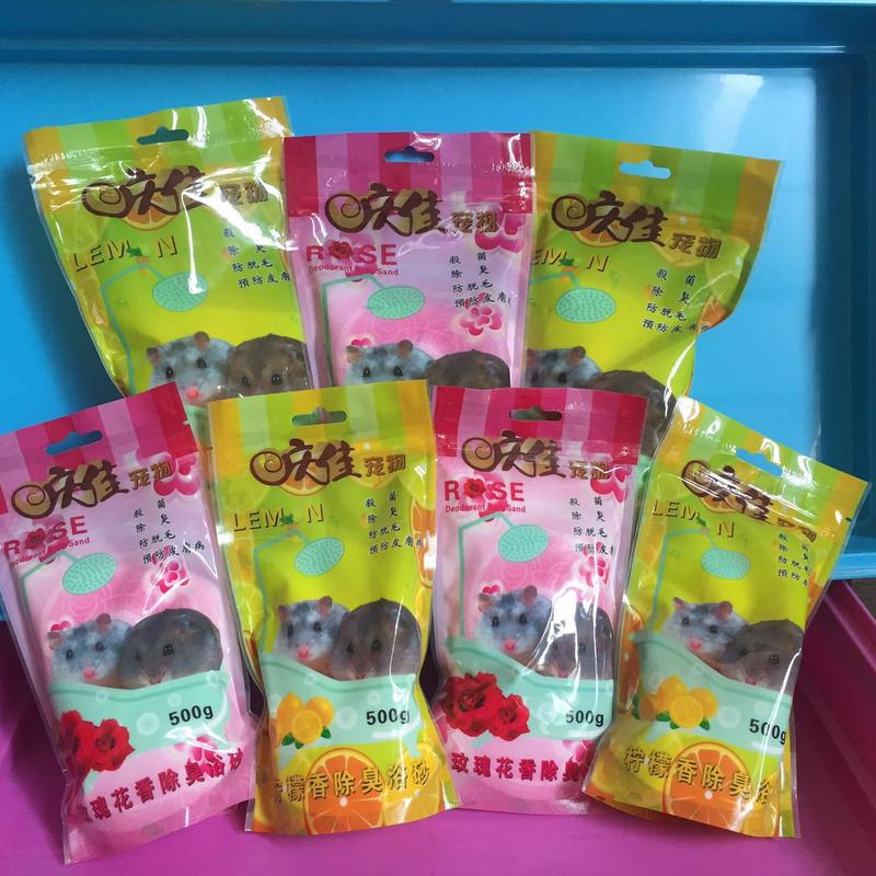 Product Introduction of Qingjia Hamster Bath Sand 1kg500G Totoro Bath Sand Hamster Djungarian Hamster Shower Sand 0