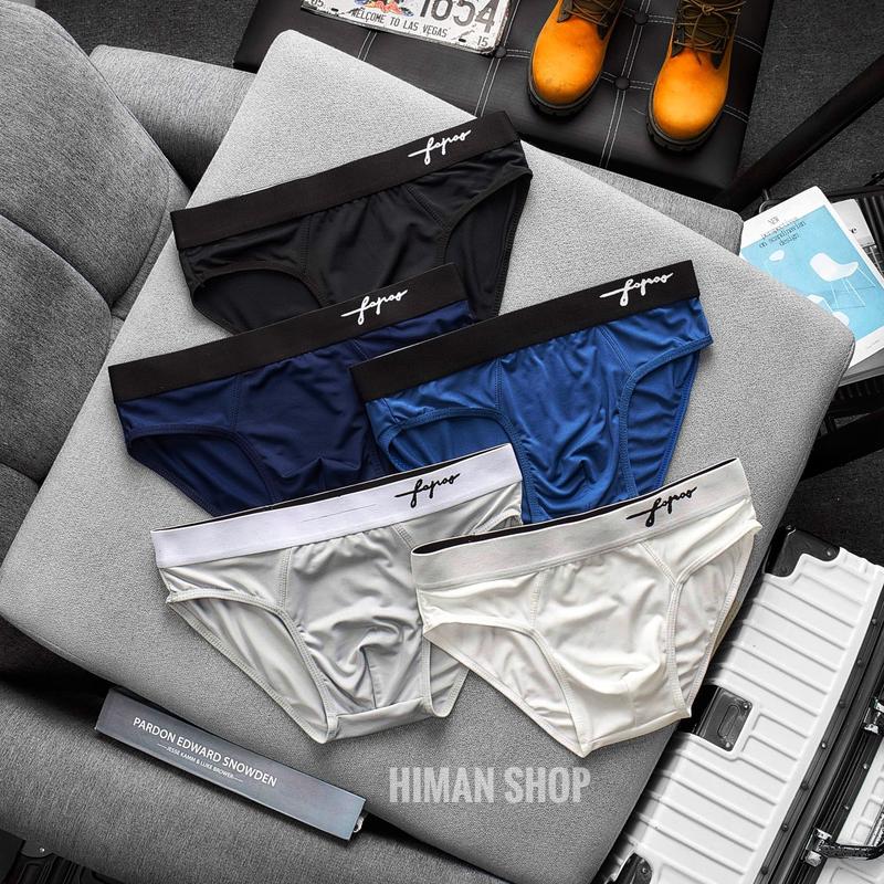 Combo 5, 7 Quần lót nam FANAS tam giác chéo thun lạnh co giãn, thoáng khí - Boxer