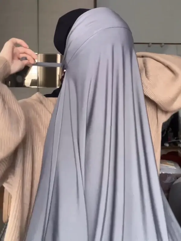 hijab segitiga instan oval tali inara spandek jersey Muslim 2