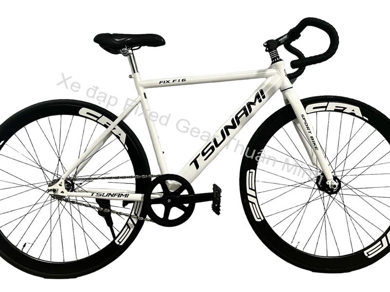  XE ĐẠP SINGLE SPEED TRẮNG ĐEN NEW 100%. 