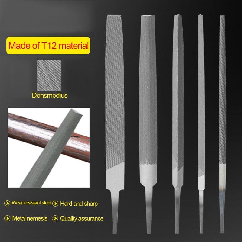 Product Introduction of High Hardness Steel Steel Files 6/8 Inch Middle Tooth Saw File Flat/Semicircle/Triangle/Circle/Square Straightening Sharpener Wood 10