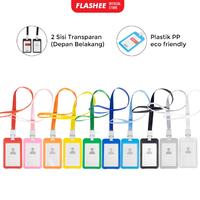 Gambar Flashee Name Tag PP ID Card Holder PP Lanyard PP Gantungan Kartu Nama Panitia 2 Sisi dari Flashee Kota Administrasi Jakarta Utara 1 Tokopedia
