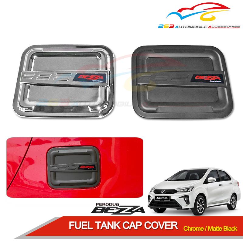 PERODUA BEZZA FUEL TANK CAP COVER (CHROME / BLACK) - TikTok Shop Malaysia