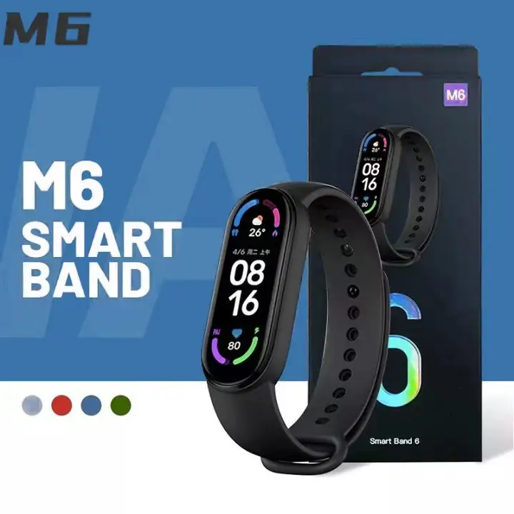 【 Free Gift 】M6 New Smart Digital Watch Customize Silicon Strap IP67 Waterproof SmartWatch M5 Fashion Sport Watches Jam tangan wanita Device Wearable Smartphone For Women Men Bluetooth Wristwatch Screen Button Recording Remote Monitor Yellow