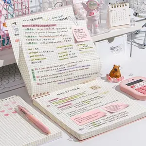 [Totori] Notebook B5 Aesthetic Binder 360 Derajat Buku Diary Notepad Korea Buku Catatan Flip Vertikal Lucu Alat Tulis Office Stationery