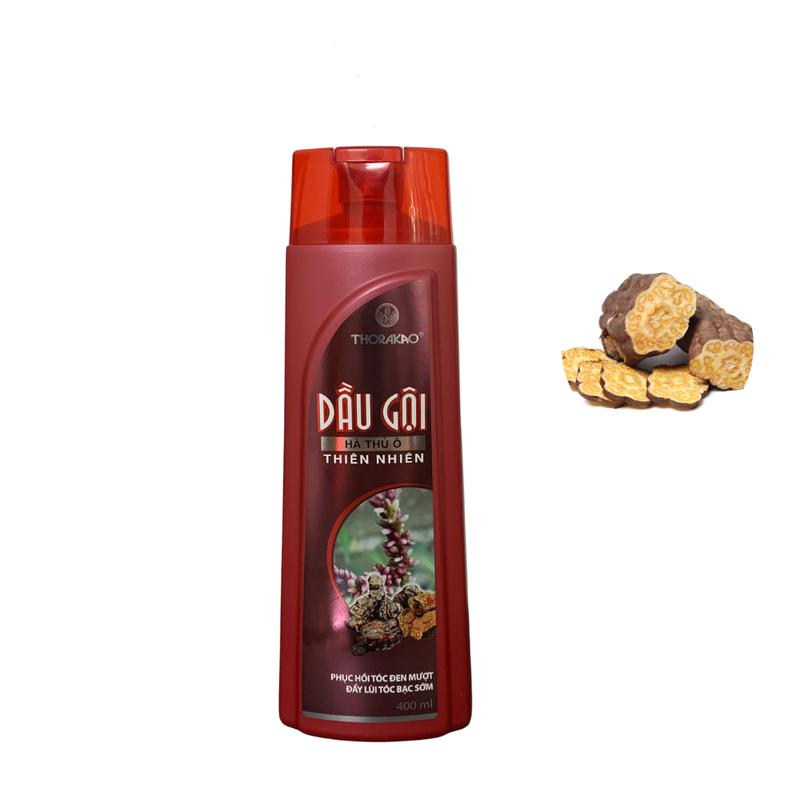 Dầu gội hà thủ ô Thorakao 400ml ngăn ngừa tóc bạc sớm Dưỡng Tóc Chăm Sóc Tóc