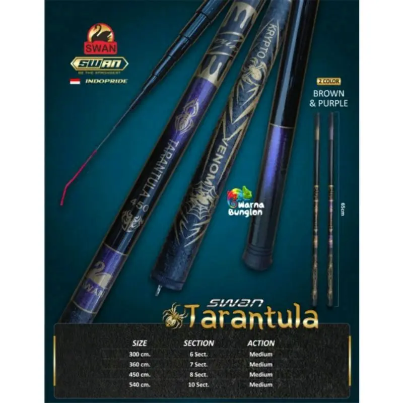 joran pancing tegek semi carbon swan tarantula murah laris semarang