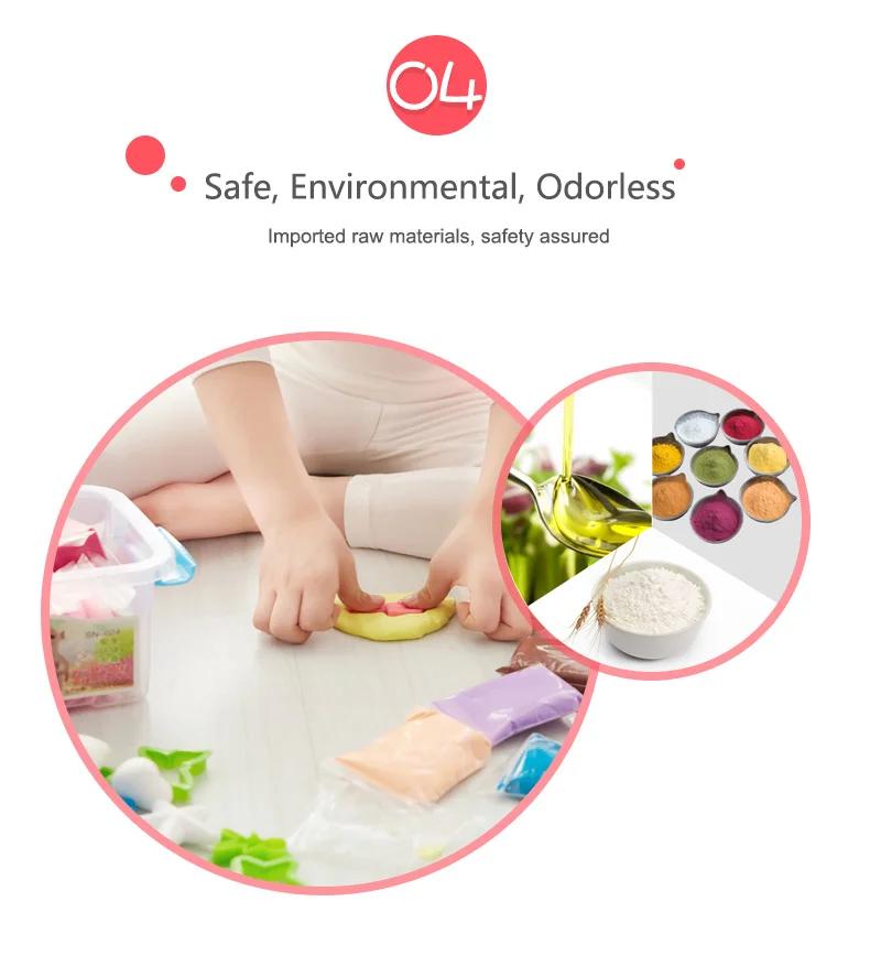 Product Introduction of Clay Lilin Mainan Anak 12 Pcs Free Pisau Bahan Polymers Lembut Plastik Toys Buah 14