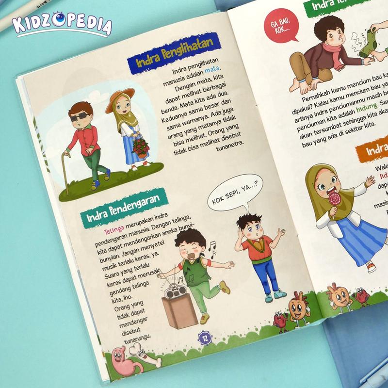 Buku Sains Anak - Kidzopedia Keajaiban Tubuh Manusia - Hard Cover Books Psychology 4