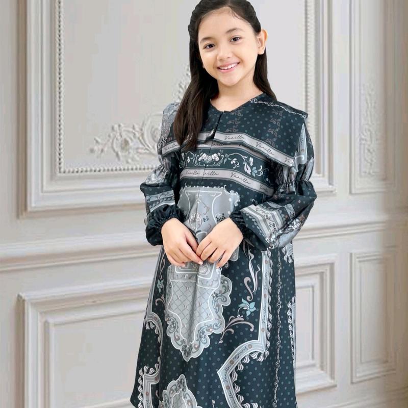 delarosa signature dress kids by vanilla hijab 0