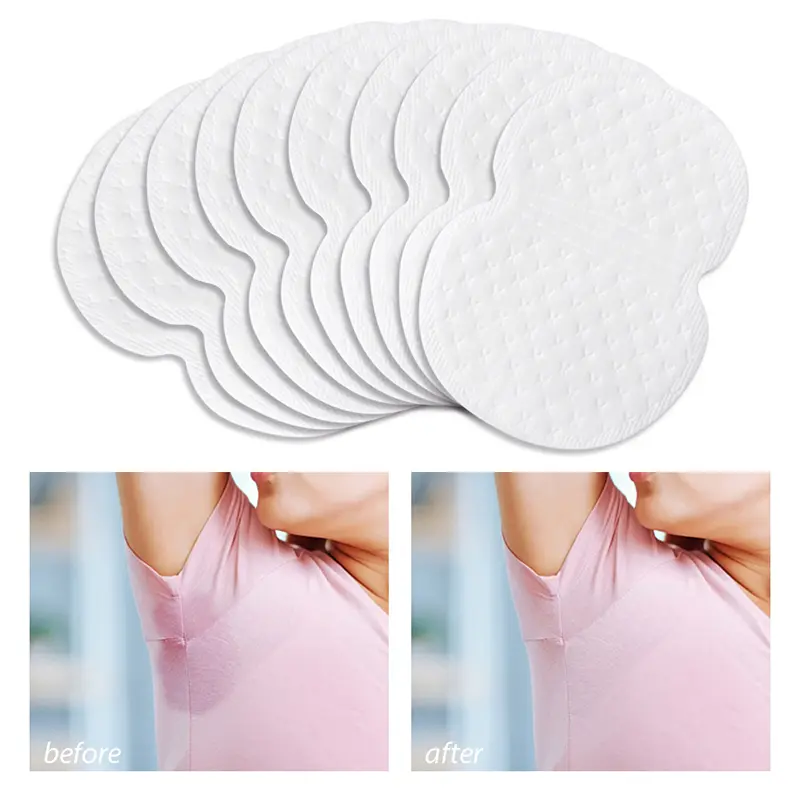 Miếng Lót Mồ Hôi Unisex, 50 Miếng, Chất Khử Mùi Mùa Hè, Miếng Lót Chống Mồ Hôi Nách Dùng Một Lần, Tấm Chắn Thấm Hút Mồ Hôi