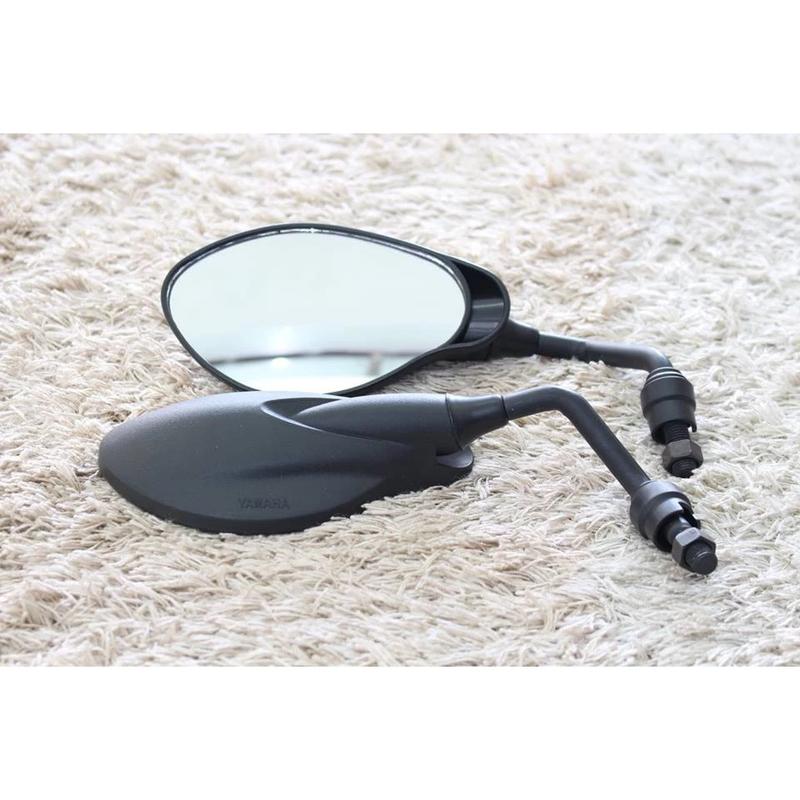 Kiếng Yaz Gương Yaz Gương chiếu hậu xe máy,Chân Đen, Chân Xi Inox Kính trơn không chữ, 1 Bên Trái Và 1 Cặp Trái Phải