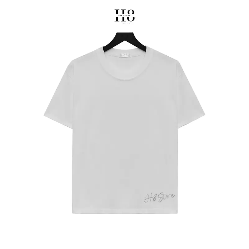 Áo Thun H8.Store - Hình in ánh kim tuyến - Unisex - Cotton 250gsm - Co dãn 2 chiều Cổ Tròn Nam Menswear 5