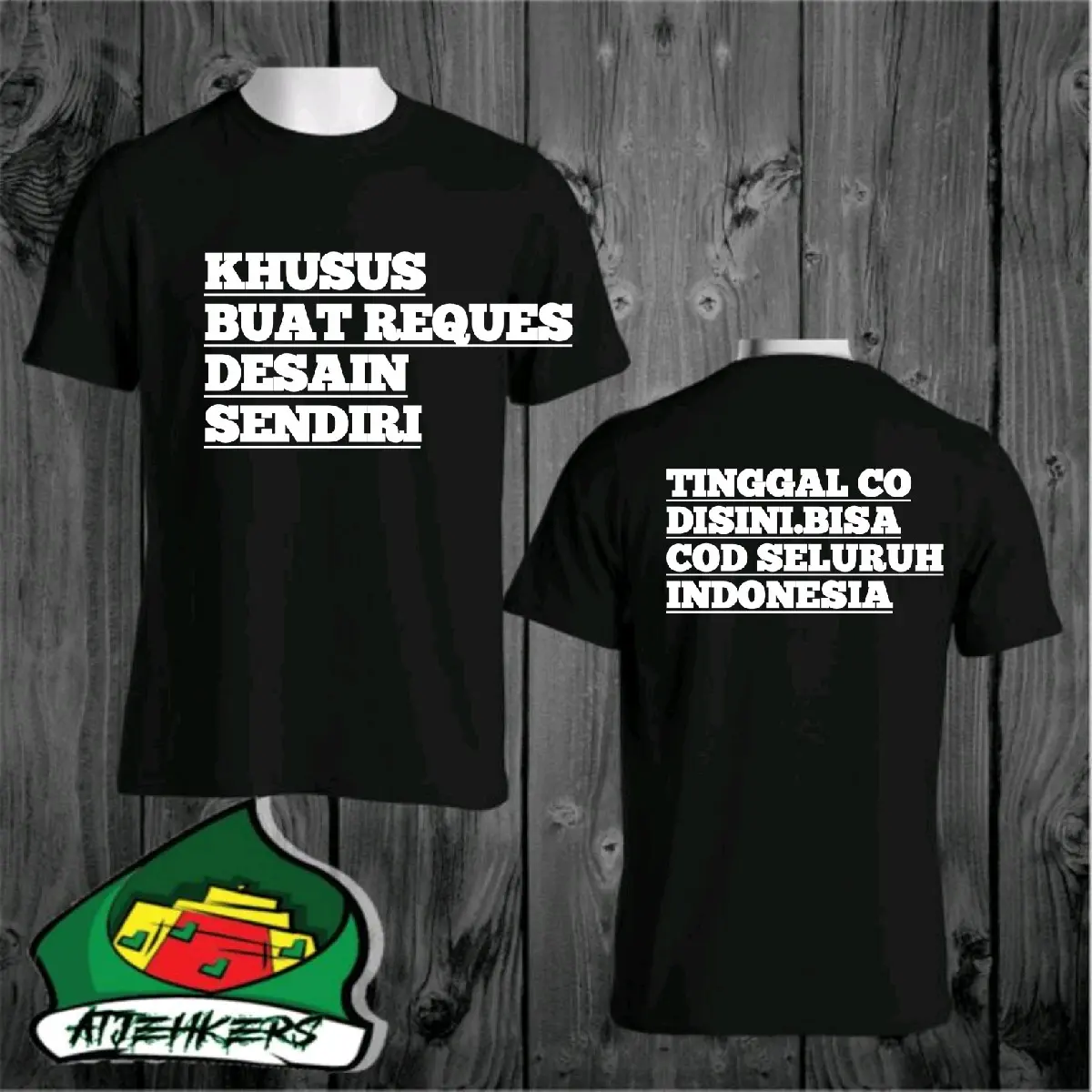 kaos Request sesuai keinginan kaka² semua | bahan cotton 24s | bisa cod seluruh indonesia Katun