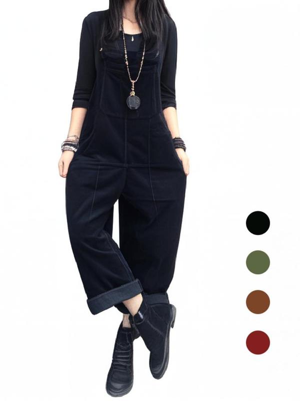 Casual Street Striped Print Pocket Contrast Strapless Loose Jumpsuits(4 Colors) Casual Street Striped Print Pocket Contrast Strapless Loose Jumpsuits(4 Colors)