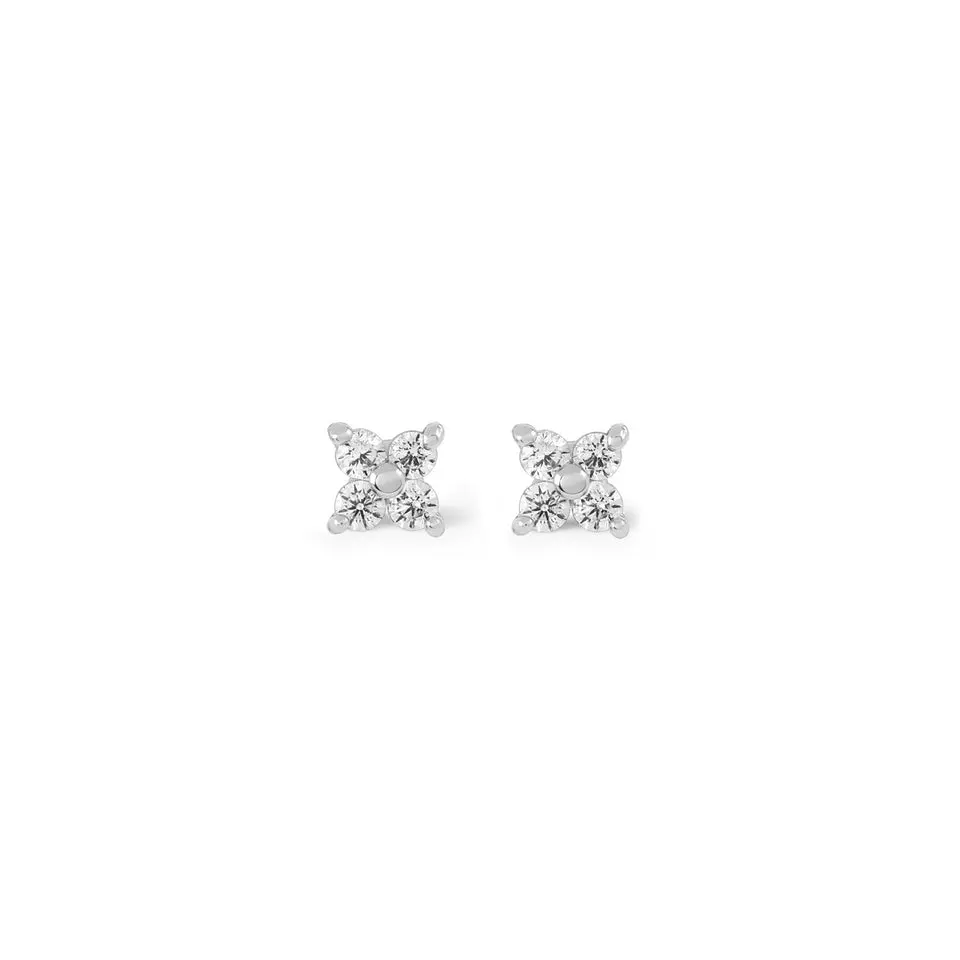 Silver         Tessa Studs