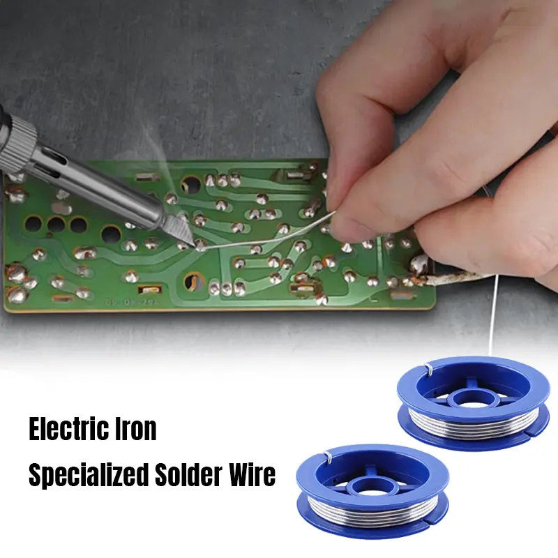 (COD)Timah Gulung Mini 0.8mm Roll FluxRosin Solder SP / Kawat Mini Solder Wire Electrolytic Small Roll Solder