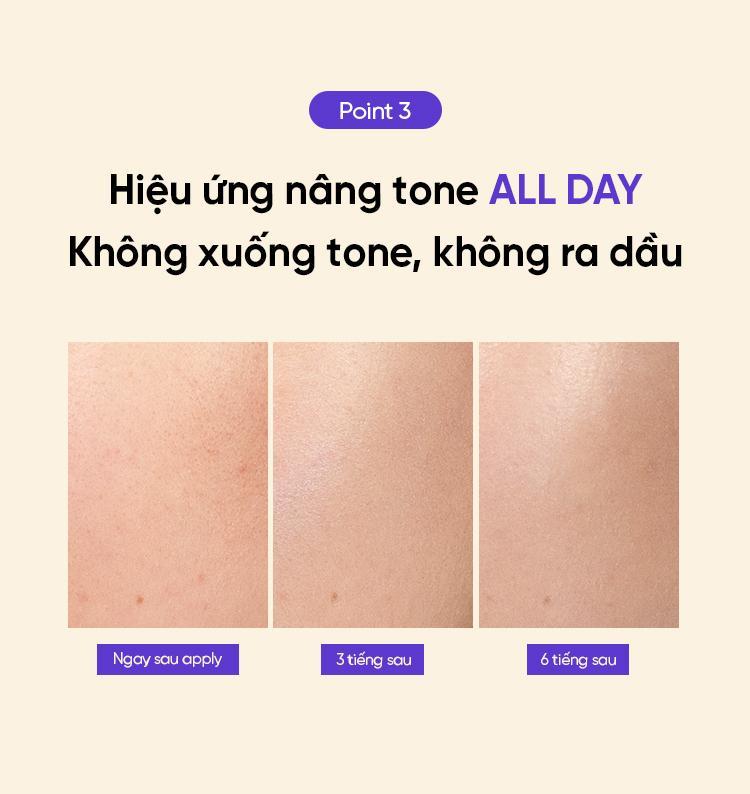 Product Introduction of Kem chống nắng lai BEPLAIN Sunmuse Nâng tone & Hiệu chỉnh tone da SPF 50+ PA++++ ( Tím đậm ) - Tabula Century 7