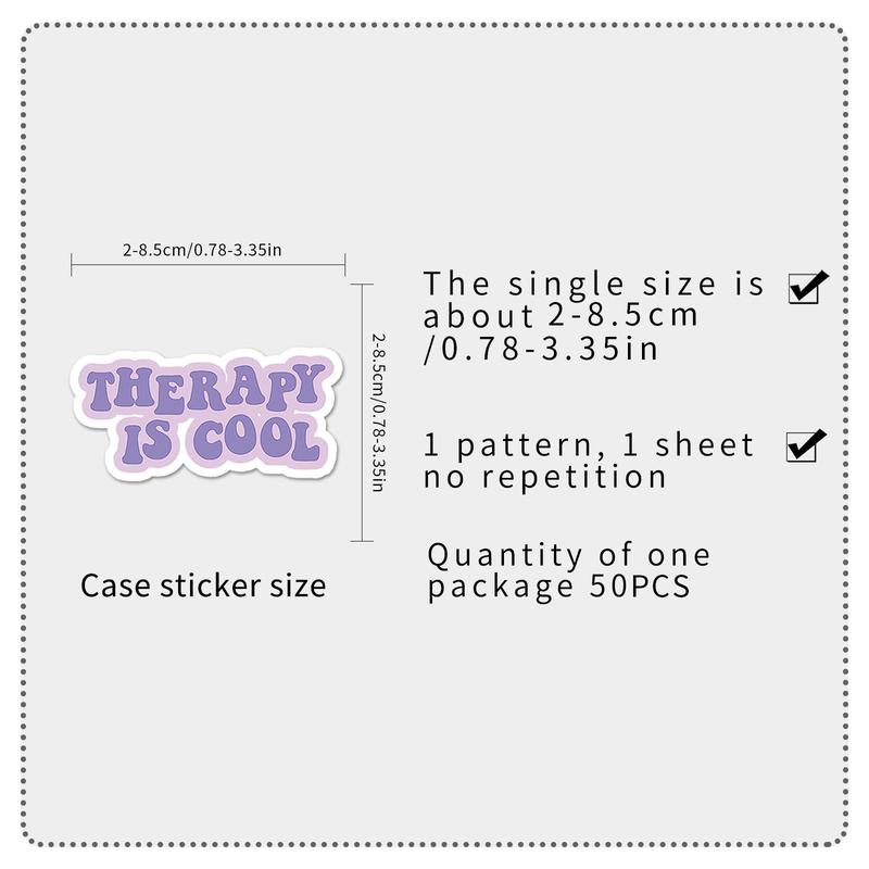 Product Introduction of Cartoon Letter Pattern Sticker, 50pcs Decorative Sticker for DIY Scrapbook Water Bottle 10