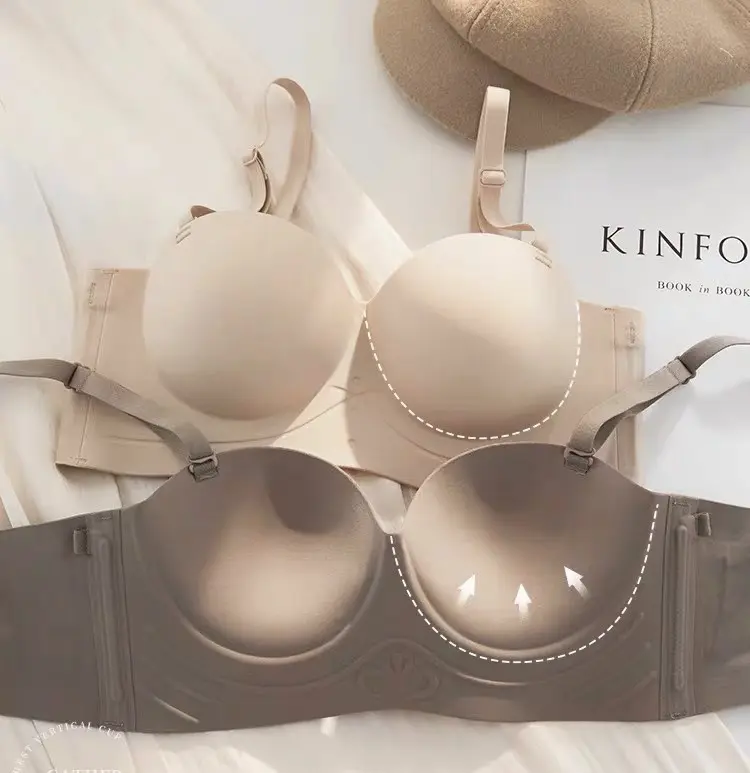 (LÙI 1 SIZE) Áo Lót Nữ Đúc Su nâng ngực mút đệm 2.5cm mềm mại thoáng mát tôn vòng 1 gợi cảm AN97, Áo bra nữ cúp ngang bản lưng to che mỡ lưng mỡ nách 4