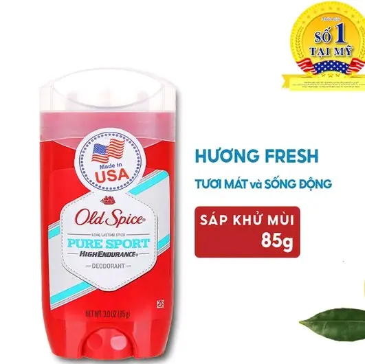 Sáp khử mùi Old Spice Pure Sport High Endurance 85g
