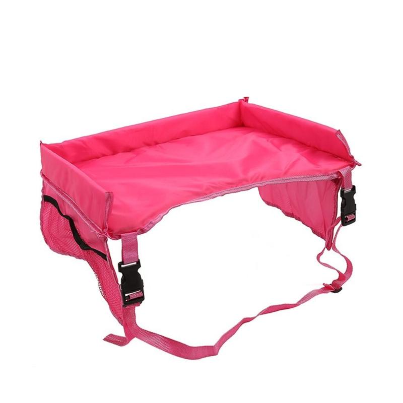 Product Introduction of Polyster Children Table Portable Car Child Table Storage Snack Tray Baby Car Seat Tray Stroller Kids Toy Food Holder Drawing Board Storage 19