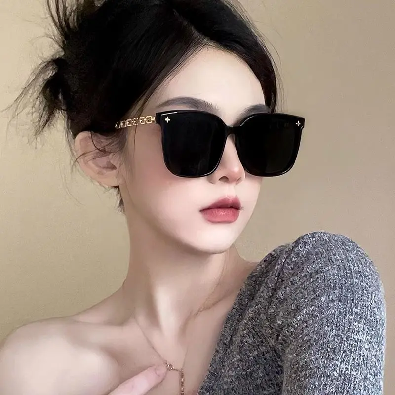 Kính Râm, Hàng Mới Về, Dành Cho Phụ Nữ Và Nam Giới, Cao Cấp, Hình Ảnh Cao Cấp Ins, Phân Cực, Chống Nắng, Vành Lớn, Thích Hợp Cho Khuôn Mặt Tròn, Trông Gầy, Nam Kính Mắt Women