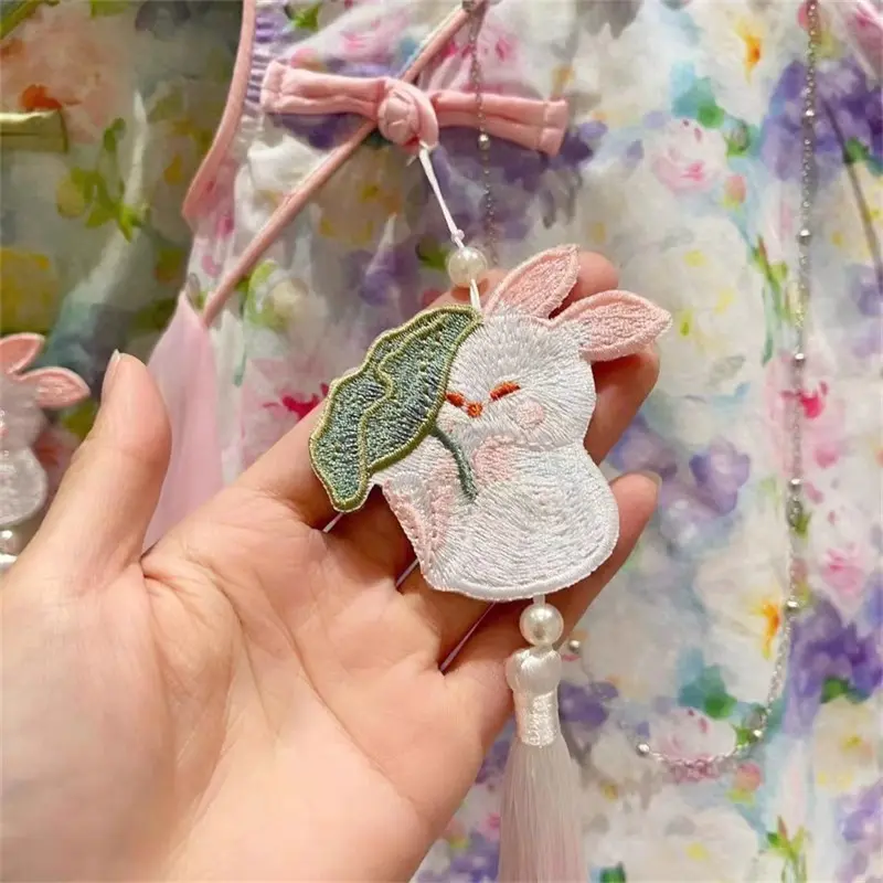 Dress Anak Perempuan Import Model Cheongsam Bunga Rabbit Brokat Tutu Kerah Tinggi Fashionable 5