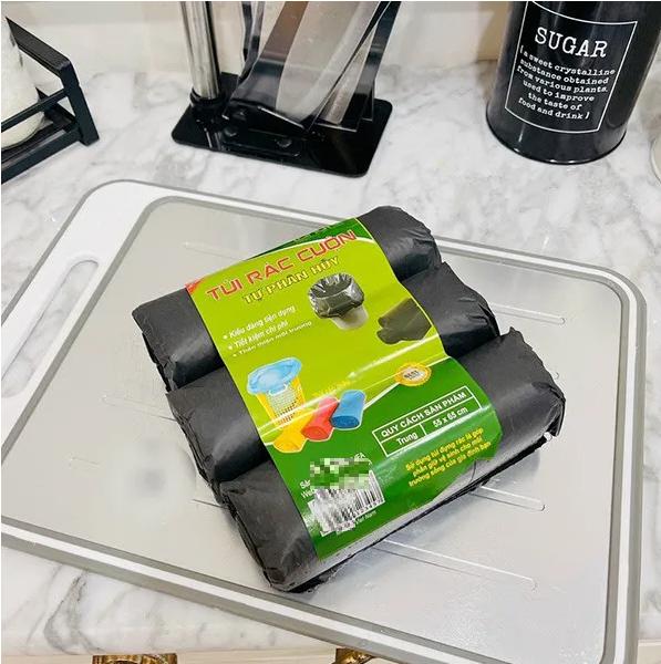 Product Introduction of 12 Cuộn Túi Đựng Rác Ncr_credibility Tự Phân Hủy Màu Đen 55x65cm - Kitchen 5