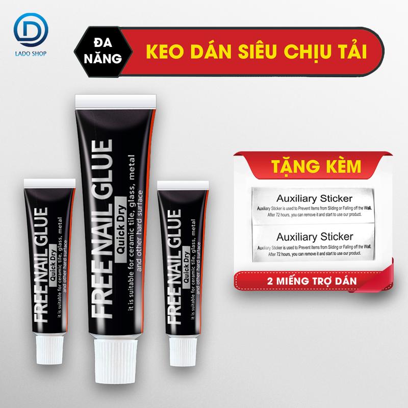 Keo dán kệ đa năng cho kệ sắt nhôm inox trên bền mặt tường gạch men mặt kính mặt gỗ
