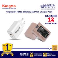 Gambar Kingma NP-FZ100 with Type-C USB Port Paket 2 Battery 2 Wall Charger dari Sentra Digital Kota Surabaya 1 Tokopedia