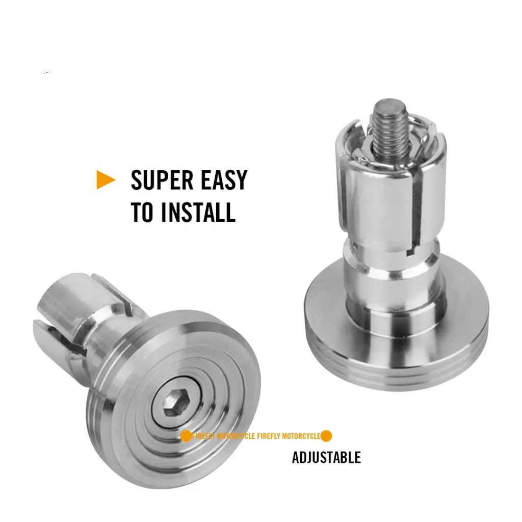 Handlebar plug, aluminum alloy general-purpose model, motorcycle and electric vehicle handle handle plug accessories