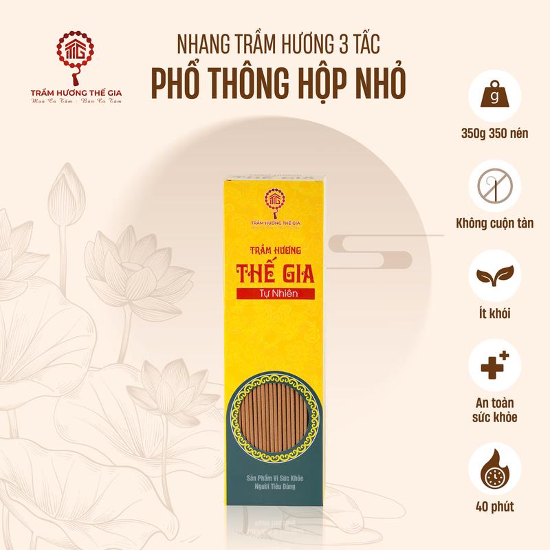 Thông Dụng Nhang Trầm Hương loại 30cm 350g - 310 nén Dầu Thơm Phòng Dầu Thơm Nước Hoa