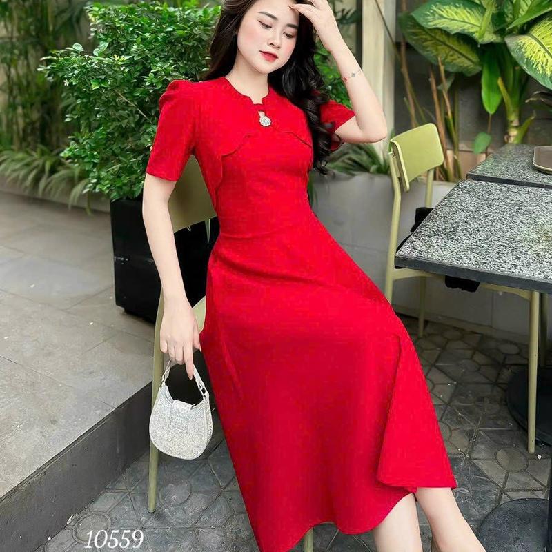 Váy đầm dư tiệc đám cưới kèm phụ kiện co size ,M,L,XL,XXL 1
