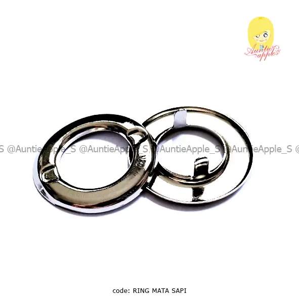 PERLUSIN RING MATA SAPI TANPA ALAT GETOK/MATA AYAM/RING TAS SERUT BAG
