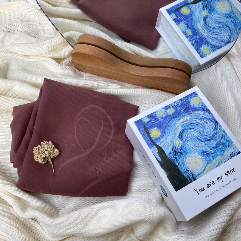 BELLA SQUARE PREMIUM HIJABICHIC JAHIT TEPI POLYCOTTON TEBAL SOFT 110x110 SEGIEMPAT PASTEL ANTI LETOY 4