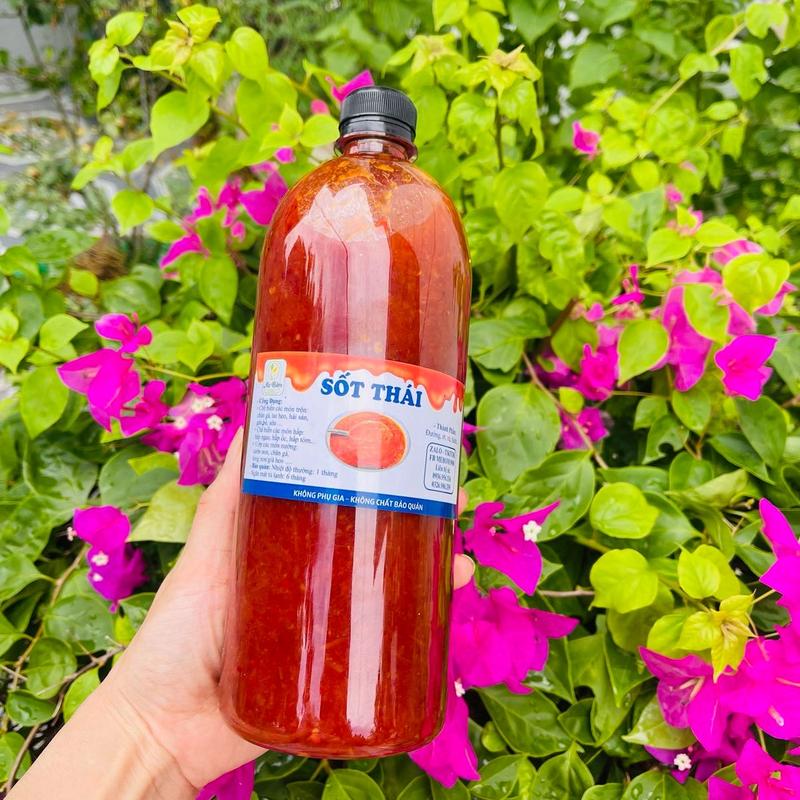  01 chai sốt thái trộn chân gà mebom1988 chế biến các món trộn lẩu thái gỏi cuốn dung tích 1000ml sốt gia vị Cay Nước Sốt Chua 