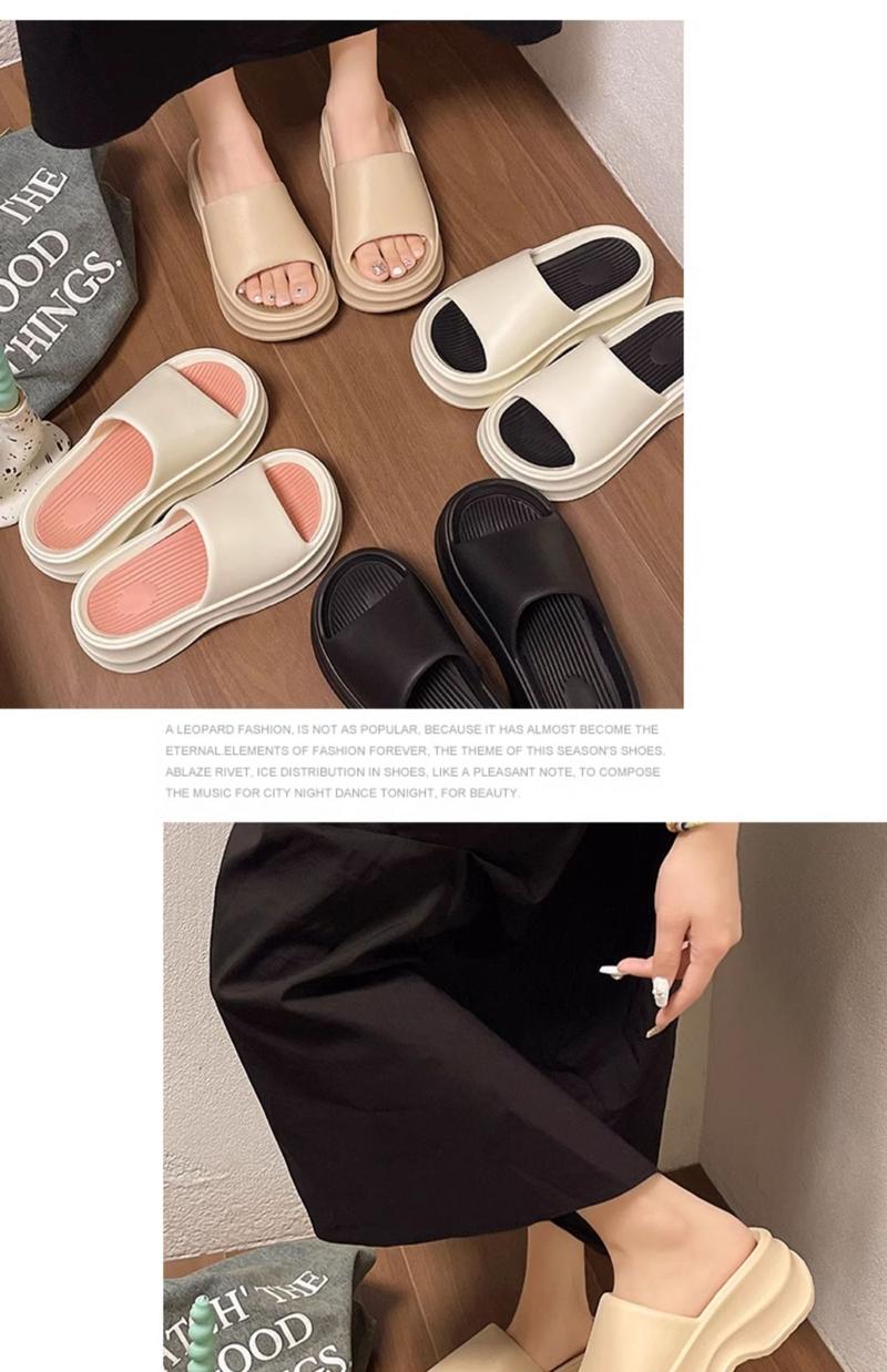 Product Introduction of รองเท้าแตะพื้นหนาสำหรับผู้หญิง, วัสดุ EVA ใหม่, แฟชั่นฤดูร้อนเกาหลี, เพิ่มความสูง, รองเท้าแตะส้นสูงใส่สบาย, สายรัดเดียว, เหมาะสำหรับผู้หญิง, สต็อกพร้อม 12