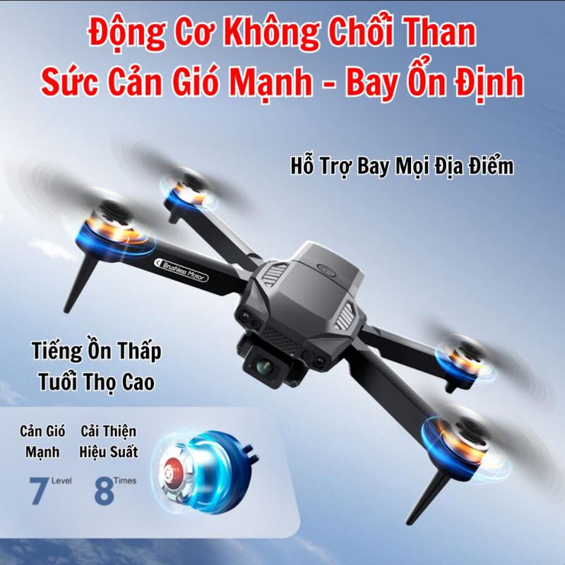Product Introduction of [F198PROMAX] Flycam F198 Pro Max - Drone Chuyên Nghiệp, Chụp Ảnh Dành Cho Người Mới Tập Chơi Tập Bay,  Quay Phim Nét Nhào Lộn 360 Độ - Phụ Kiện Camera fly  cam giare flycam  f198 7
