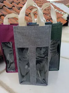 tas botol minum 2 liter bahan waterproof motif salur size 12*12*33 Tali